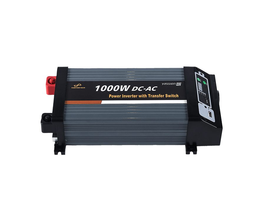 1000W Pure inverter med overføring (flyttbar skjerm)